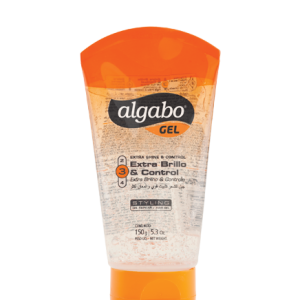 Gel Algabo Pomo x150 grs. Extra Brillo y Control (Transparente)