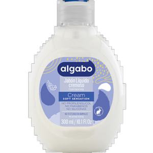 Jabon Liquido Algabo x300 ml. Cream (blanco)