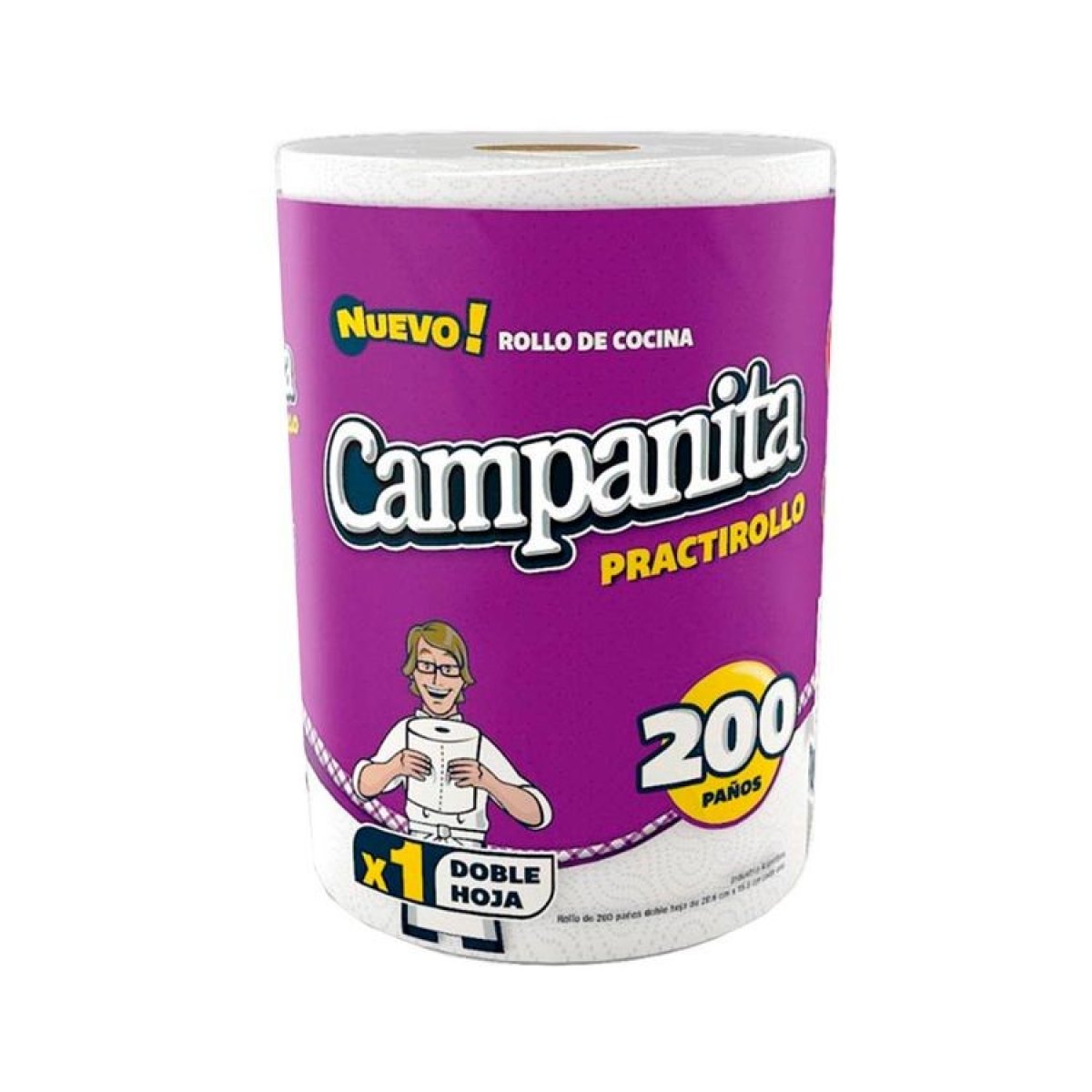 Rollo de Cocina CAMPANITA 12X1X200 paños
