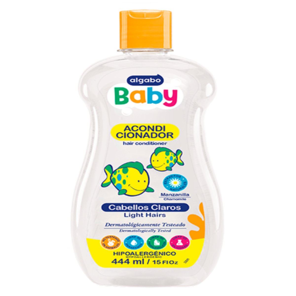 Acondicionador BABY Algabo x444 ml. Manzanilla (verde) 