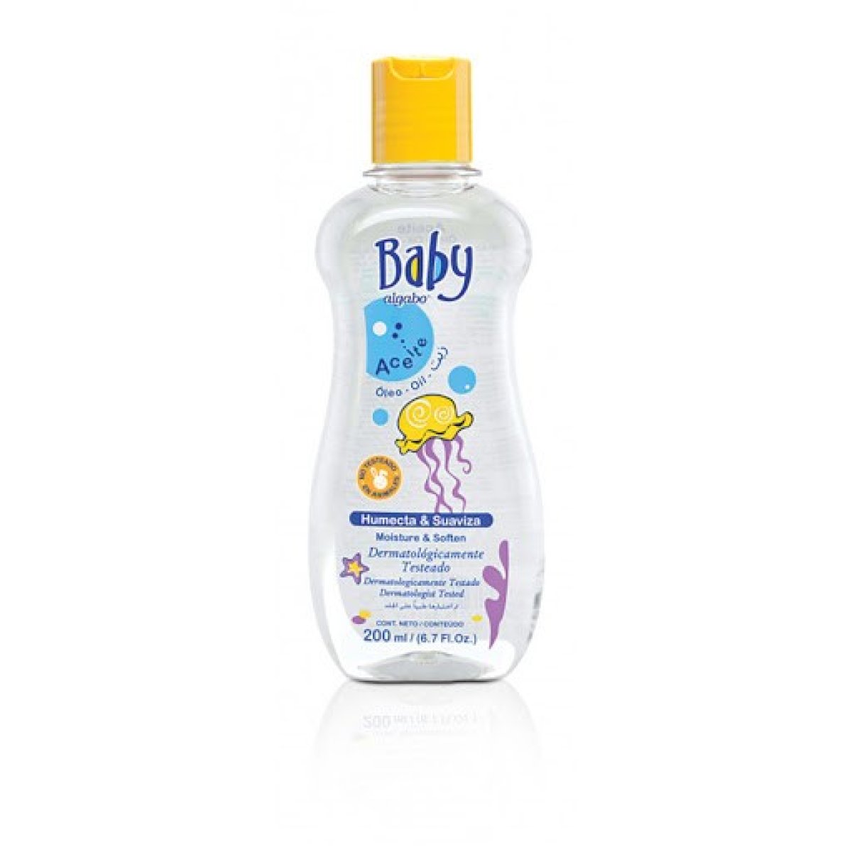 Aceite Oil BABY Algabo x200 ml.