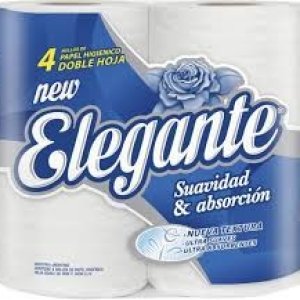 Papel Higienico ELEGANTE D/h 10x4x30 mts (AZUL)