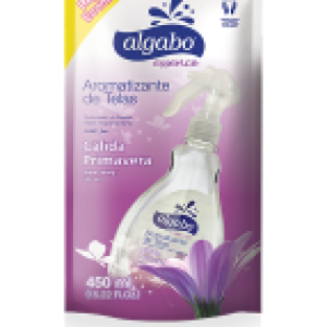 Aromatizante de Tela REPUESTO Calida Primavera x500 ml. Algabo