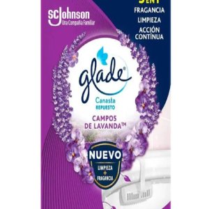 Aromatizante Glade Canasta Solida Lavanda 3 en 1 Repuesto (chiquito)