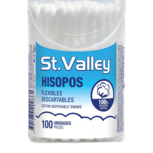 Hisopos tubo de 100 unidades St Valley