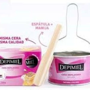Cera Depilatoria DEPIMIEL Lata Natural x200g. (ROSA)