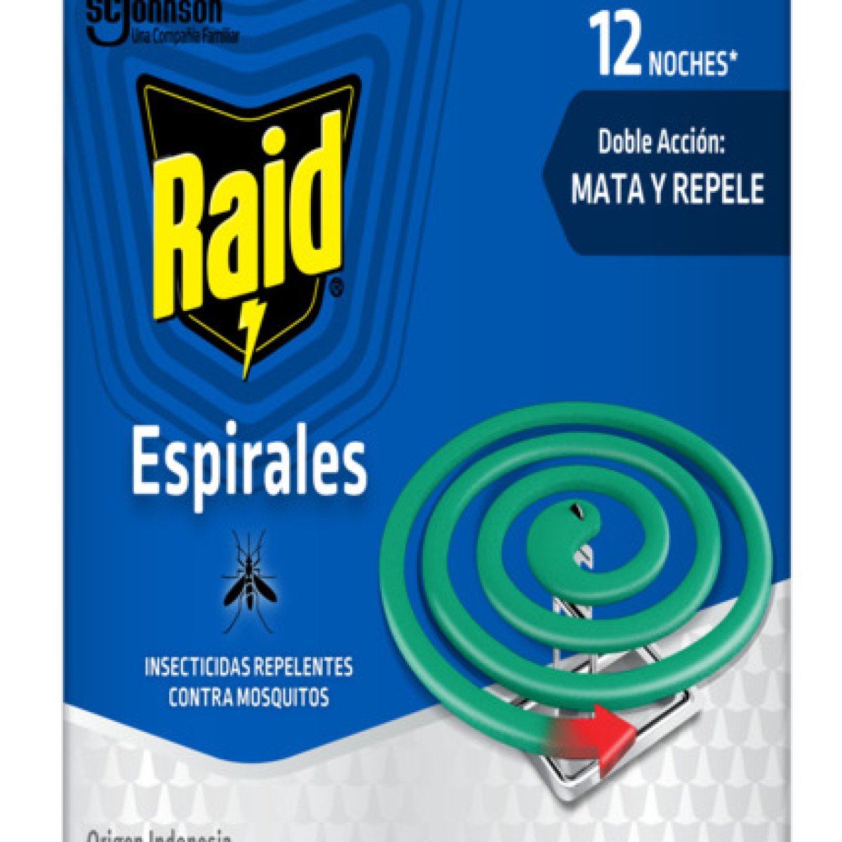 Espirales raid sobres x4 Unidades (x12 sobres)