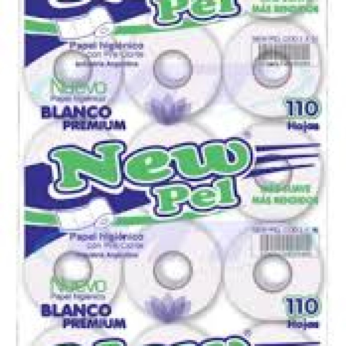 Papel Higienico New PEL 30x110 Hojas (verde)