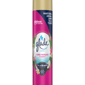 Aromatizante de Ambiente Glade Flores Tropical y Coco (Rosa)