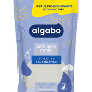 Repuesto Economico Jabon Liquido Algabo x300 ml. Cream (blanco)