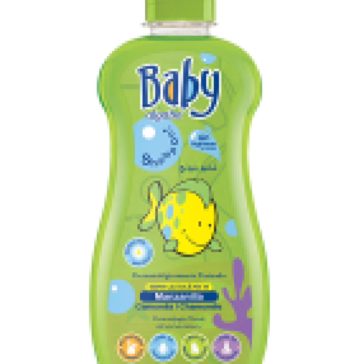 Shampoo BABY Algabo x444 ml. Manzanilla (verde)