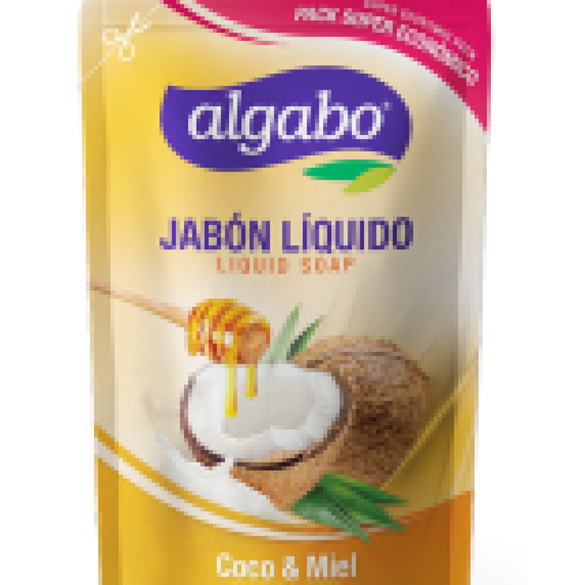 Repuesto Economico Jabon Liquido Algabo x220 ml. Karite y Aguacate