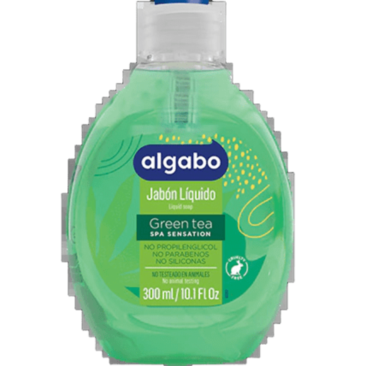 Jabon Liquido Algabo x300 ml. Green Tea (verde)