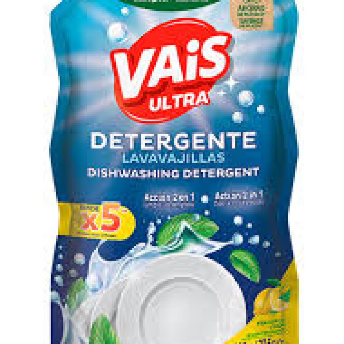 Detergente Vais Ultra x800 ml. Repuesto 